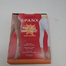 Spanx Size B High Waisted Footless Pantyhose ...