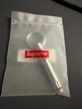 Supreme Steel Pen Keychain Silver SS16