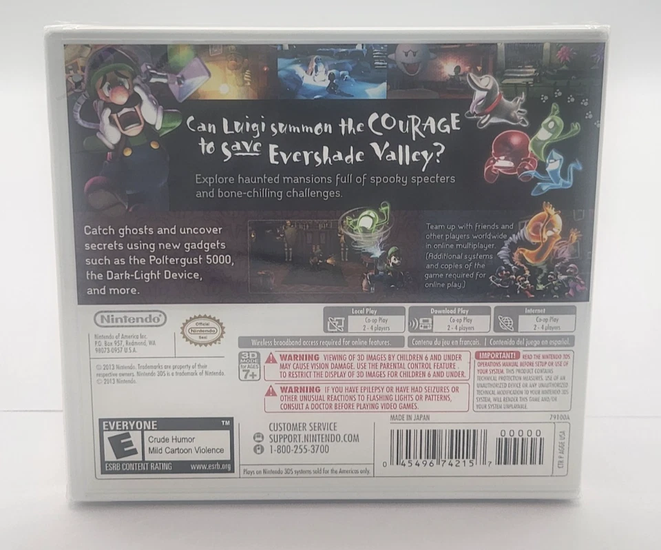 Luigi's Mansion: Dark Moon (3DS, 2013) Brand New Factory Sealed US Version - Image 2 of 4