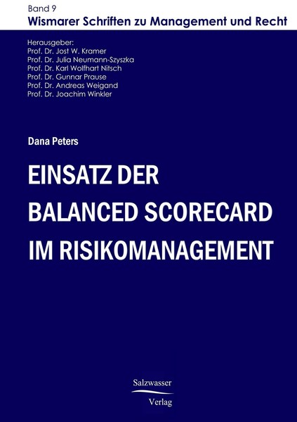 Einsatz Der Balanced Scorecard Im Risikomanagement Dana Peters-image