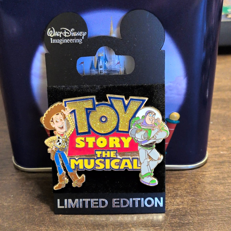 Walt Disney Imagineering Toy Story the Musical Glitter Pin LE 300