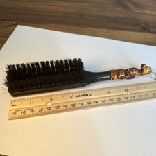 vintage shoe brush with Sea horse head handle Lint Remover Made In Japan