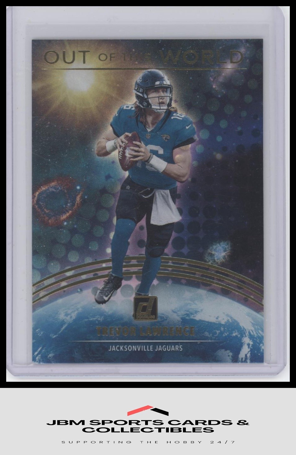 2021 Donruss #OTW-TRL Trevor Lawrence Out of this World RC