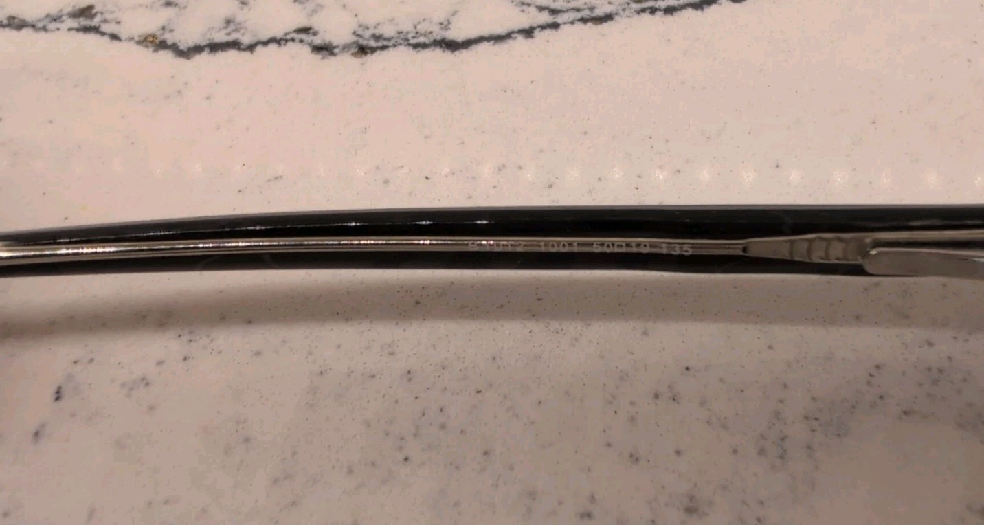 Burberry Eyeglasses Frames + Case B 1012 1001 Black 50-19-135 Metal Made Italy thumbnail 8