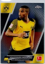 2021-22 Topps Chrome Bundesliga #28 Youssoufa Moukoko Borussia Dortmund