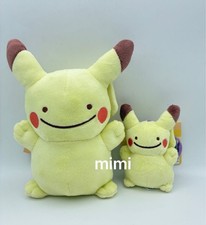 Pokemon Center Transform Ditto Pikachu Plush Mascot 2 Piece Set