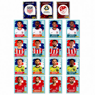 Panini FIFA World Cup 2026 Group D Sticker - Pick Your Sticker - USA PAR AUS TU