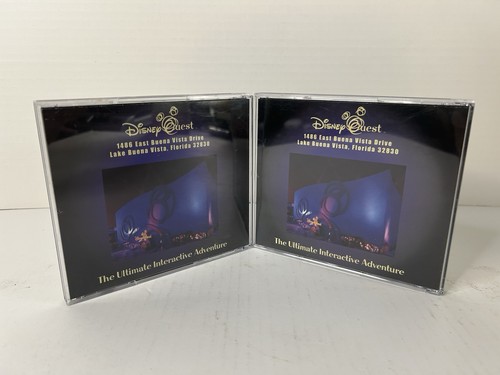 2 Rare Disney Quest Ultimate Interactive Adventure CyberSpace Software Souvenir - Picture 2 of 3
