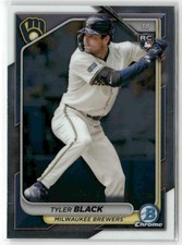 Tyler Black RC 2024 Bowman Chrome Milwaukee Brewers #63