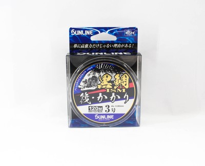Sunline Fluorocarbon Kurodai ISM Bream Clear 120m #3 12lb 0.285mm (6573)
