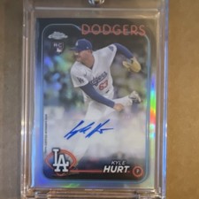 Topps 2024 Chrome Update Kyle Hurt Rookie Autograph AC-KHU Dodgers