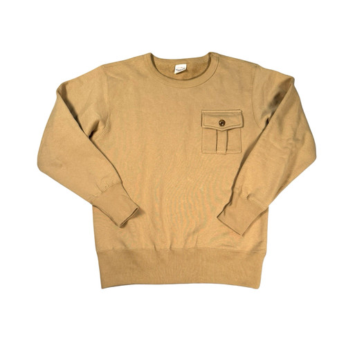 Non-Stock Flyer Sportswear Crewneck Mens Size Medium Tan Retro Sweatshirt