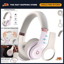 3 in 1 Silicone Case for Headphones - Protective Cover, Ear Pad Headband Skin,