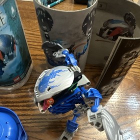 LEGO BIONICLE Bohrok Gahlok-Kal 8578 Canister 40pc Complete Set w/ CD