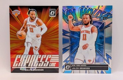 2025 Optic Basketball - Jalen Brunson - Silver Prizm Express Lane / My House...