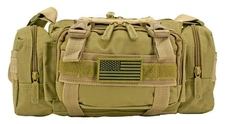 EastWest USA Tactical MOLLE Attachable Military Range Gear Bag Tan