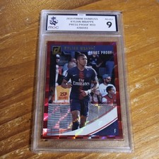 Kylian Mbappe RED PRESS PROOF 2018/19 Panini Donruss PSG MGC 9