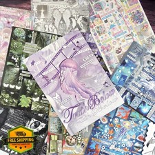 800 Japanese Sticker Book Journaling Retro Plants Butterflies Truth