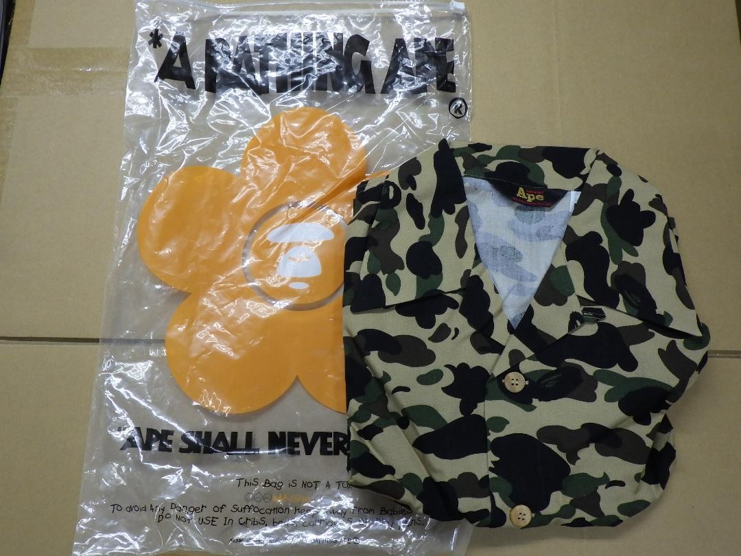 2010s BAPE Camo Short Sleeve Shirt Style 63938