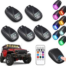 Solar Waterproof RGB Roof Light w/ Remote Sensor 8 Colors for SUV/Truck/ATV