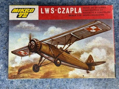 Mikro72 LWS-Czapla 1/72 Scale Model Airplane Kit New Opened Box #5-01