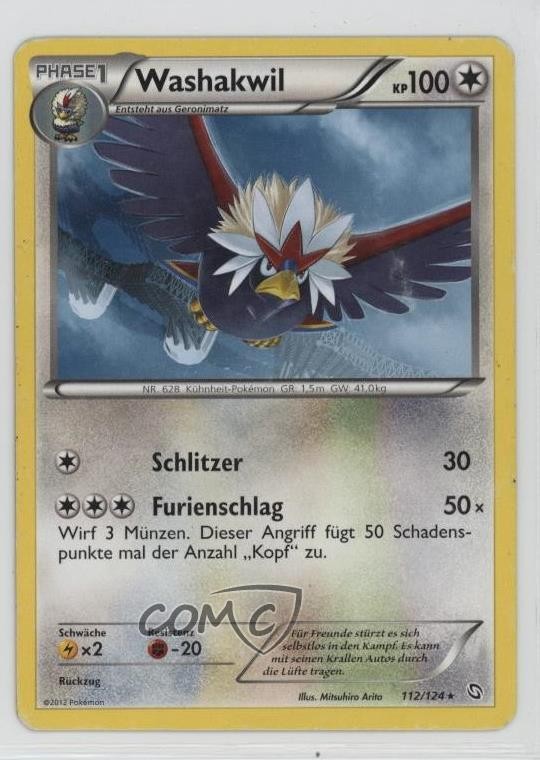 Braviary German Pokémon Black & White Dragons Exalted #112