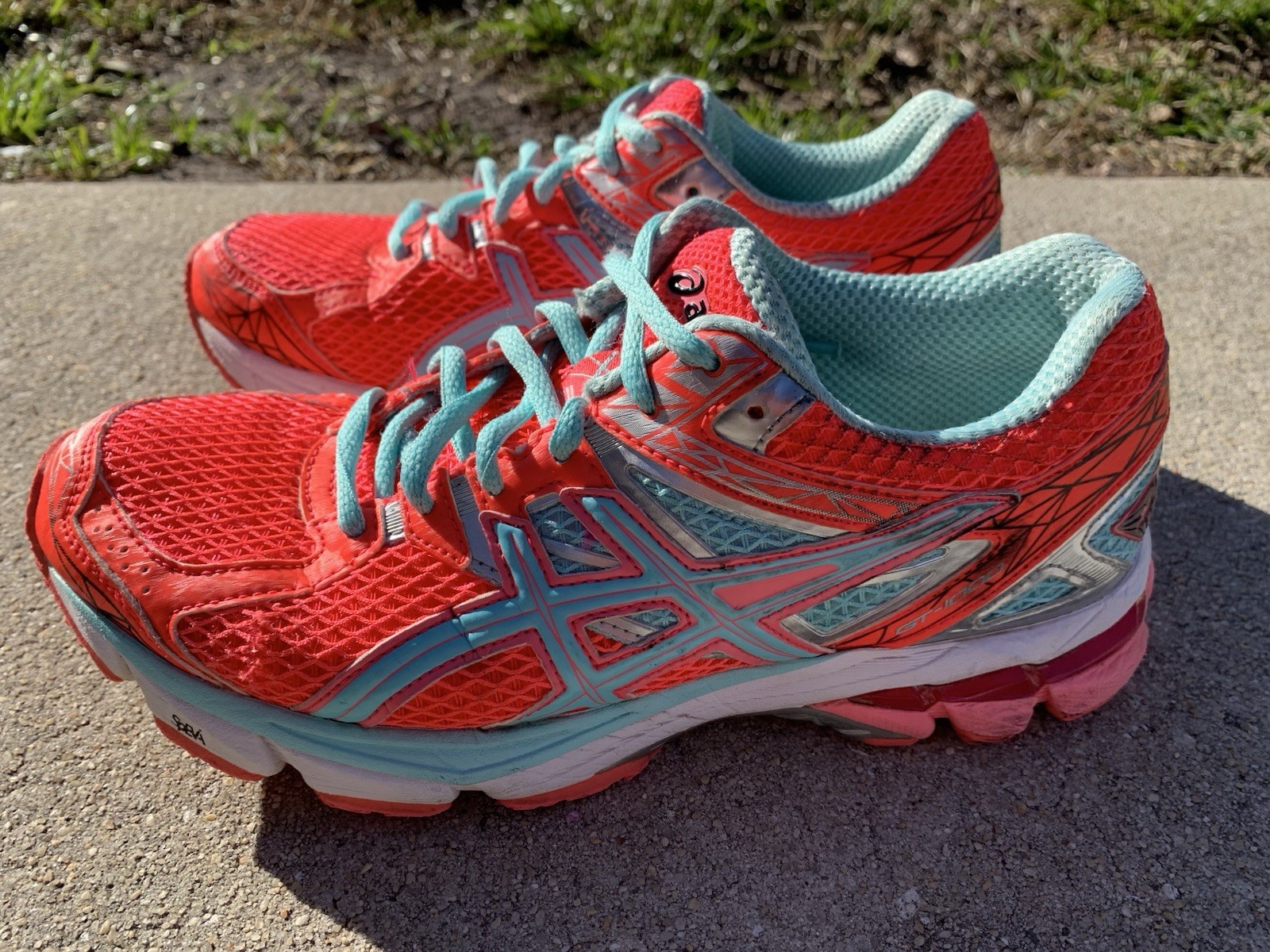 Size 7 - Asics GT-1000 Duomax Womans Shoes T4K8N Pink Green/Blue Sneakers thumbnail 6