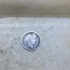1909 P - Barber Dime  - United States - 0.900 Silver Coin - Vf condition #45