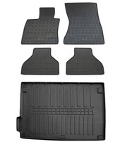 Gummi FußMatten Kofferraumwanne FüR BMW X5 2006-2018 E70 F15 Gummimatten Set