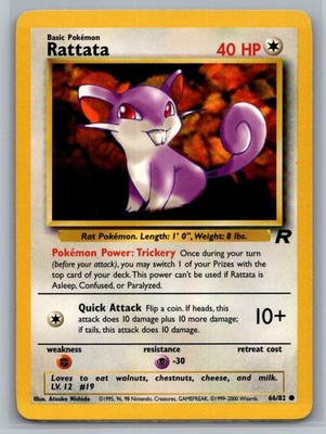 Rattata Team Rocket 66/82 MP