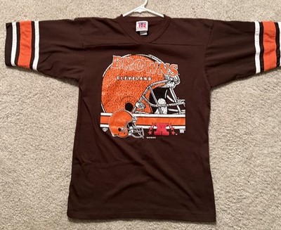 Vintage 90s Cleveland Browns Team Rated Shirt Jersey-Size XL
