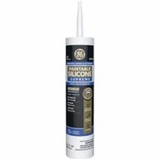 General Electric 1025752 10.1 oz Supreme Silicone Window  Door Caulk Sealant...