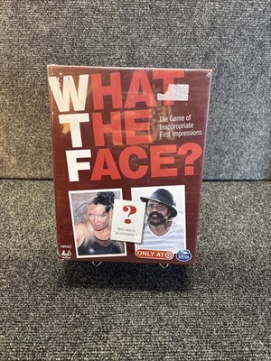 What The Face WTF First Impressions Card Game Adult 3+ Players Spin Master NEW