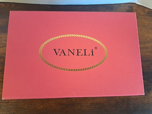 Vaneli Pink Fushia Leather Wedge Platform Slingback Cork Open Toe Shoes 9N - Picture 8 of 9