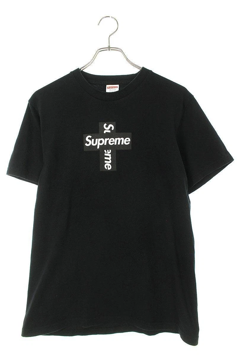 T shirt suprême 20AW taille S logo boîte croisée t shirt occasion SB01