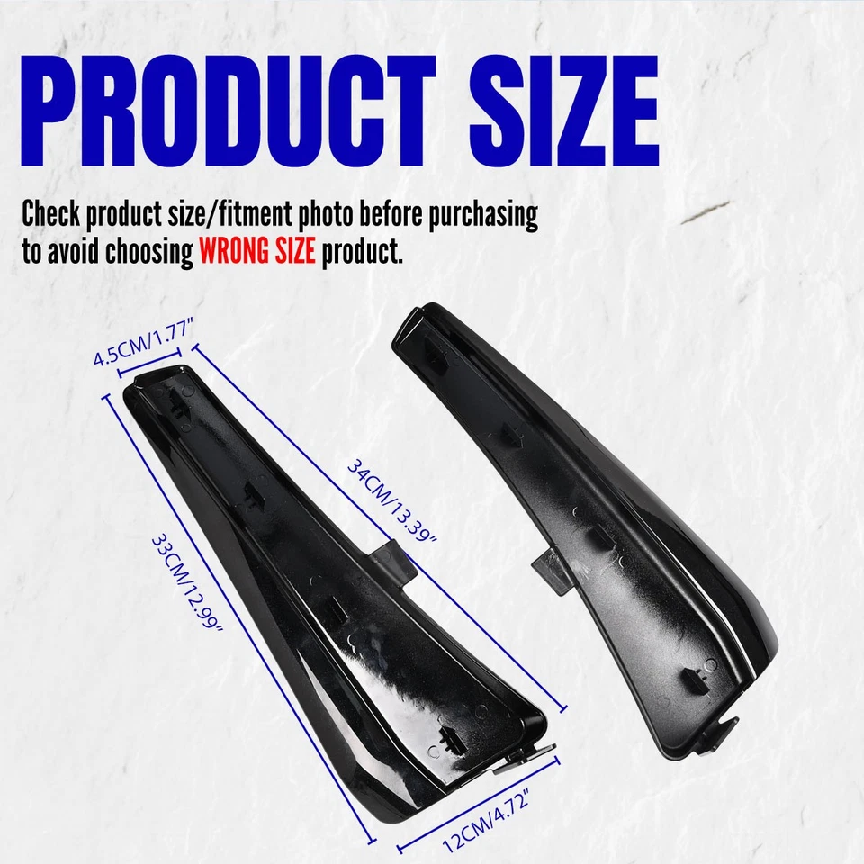 Extended Front Splash Guards For Chevrolet for Corvette C8 Z06 E-Ray 2023 2024 C - Image 3 of 4