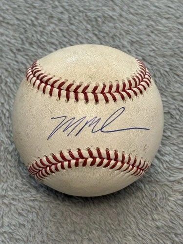 Mason Miller Auto Signed Game Used Baseball Rookie Year A’s Padres LGC Prova COA