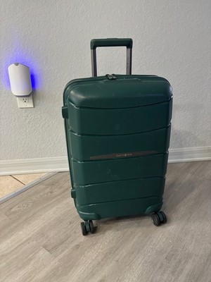 Samsonite Outline Pro Carry - On Spinner Suitcase Color: Emerald Green
