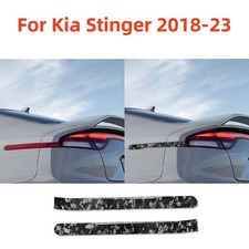 Forged Carbon Fiber Rear Tail Lamp Side Brake Light Cover For Kia Stinger 18-23