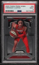 2020 Panini Prizm WNBA Chennedy Carter #92 PSA 9 MINT 0h2x