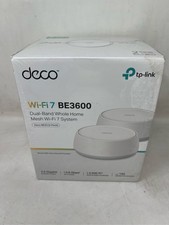 TP-Link Deco 7 BE23 Dual-Band BE3600 WiFi 7 Mesh Wi-Fi System, 2-Pack