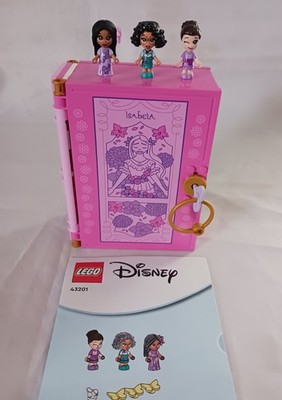 Lego 43201 Disney Encanto Isabela's Magical Door Storybook Complete w/Manual