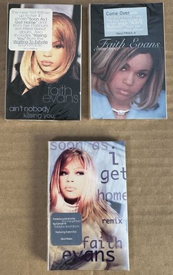 Faith Evans cassette single Lot: Come Over, Soon As I Get Home & Ain t Nobody