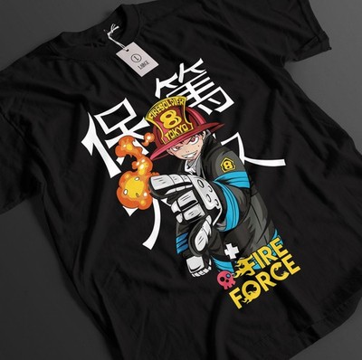 Fire Force Shirt Shinra Tshirt Arthur T-Shirt Maki Top Tamaki Benimaru Anime Tee