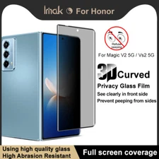 imak For Honor Magic V2 5G, 3D Privacy Anti-Spy Tempered Glass Screen Protector