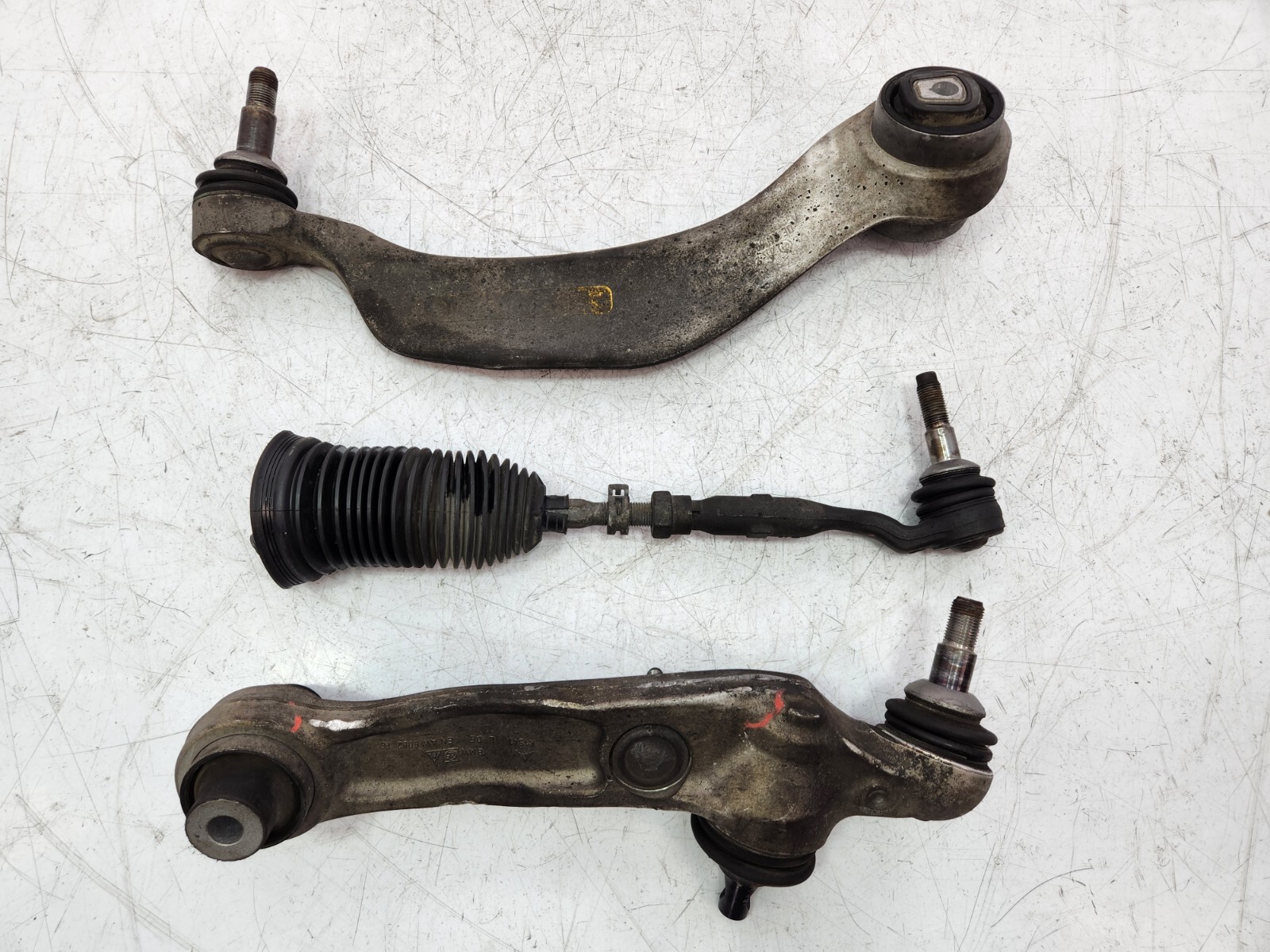 ✅ 10-14 OEM Rolls-Royce Ghost RR4 Front Left Driver Control Arm W/ Tie Rod SET