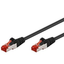 Techly Professional Cavo di rete Patch in CCA Schermato Cat. 6 Nero F/UTP 0,5 m 