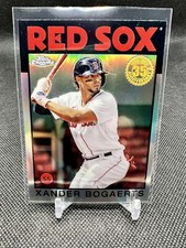 Xander Bogaerts 2021 Topps Chrome 1986 35th Anniversary Refractor Red Sox 86BC-8