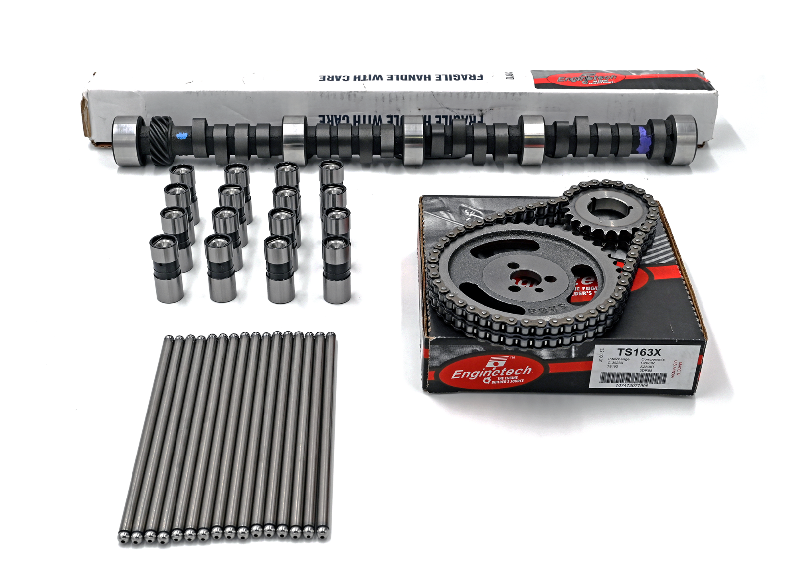 CHEVY SBC 350 400 5.7 STAGE 1 RV TORQUE CAM .420/.443 & LIFTERS TIMING ...