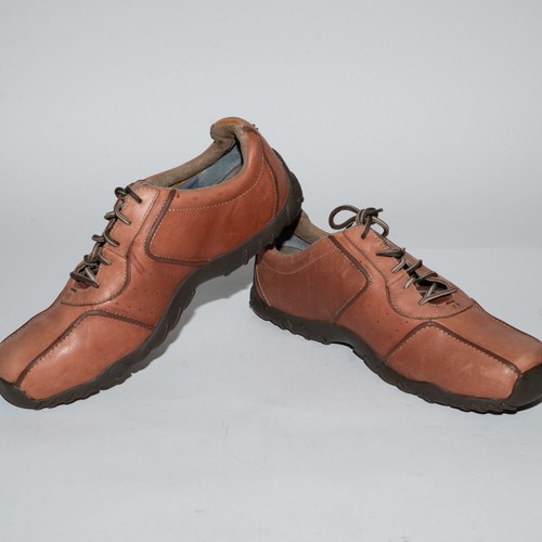 Timberland Men's 55018 Brown Round Toe Lace Up Leather Casual Shoes Size US 12 W - Picture 3 of 10